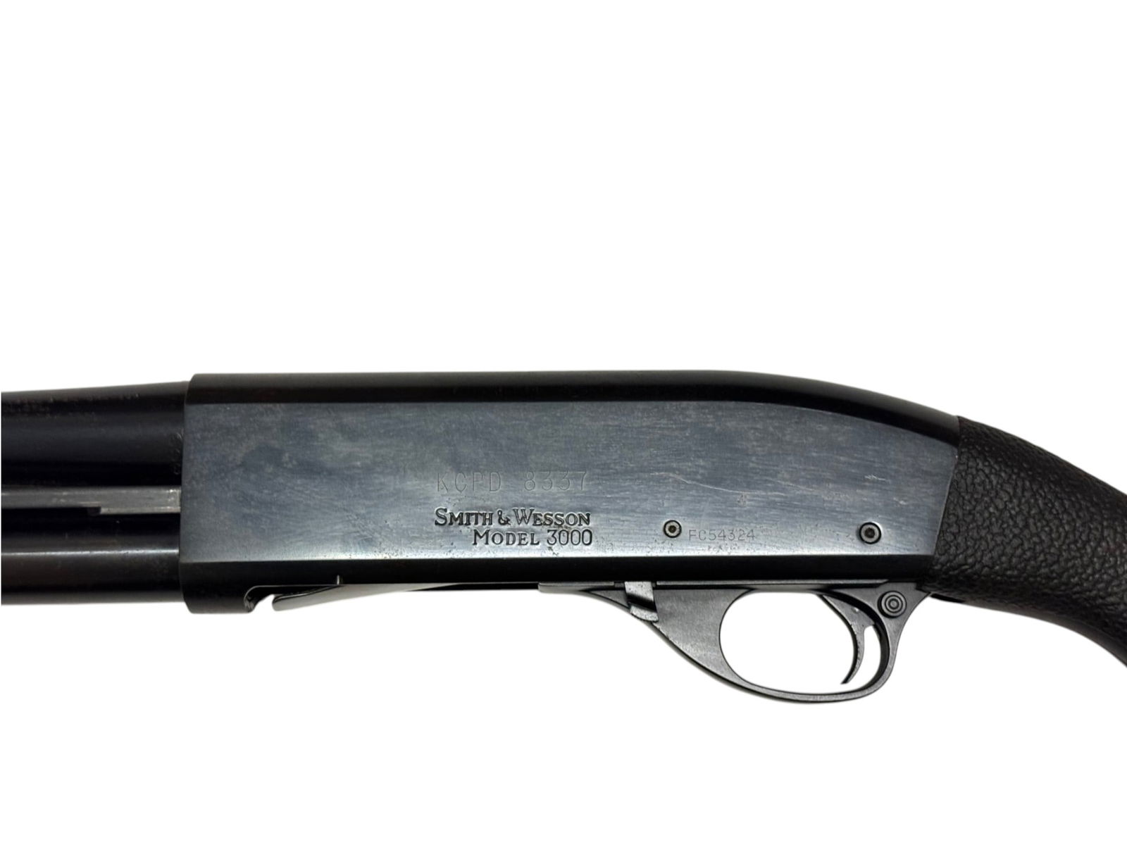 Smith & Wesson Model 3000 "KCPD" Police Marked Riot 12 GA. Pump Action Shotgun - 7