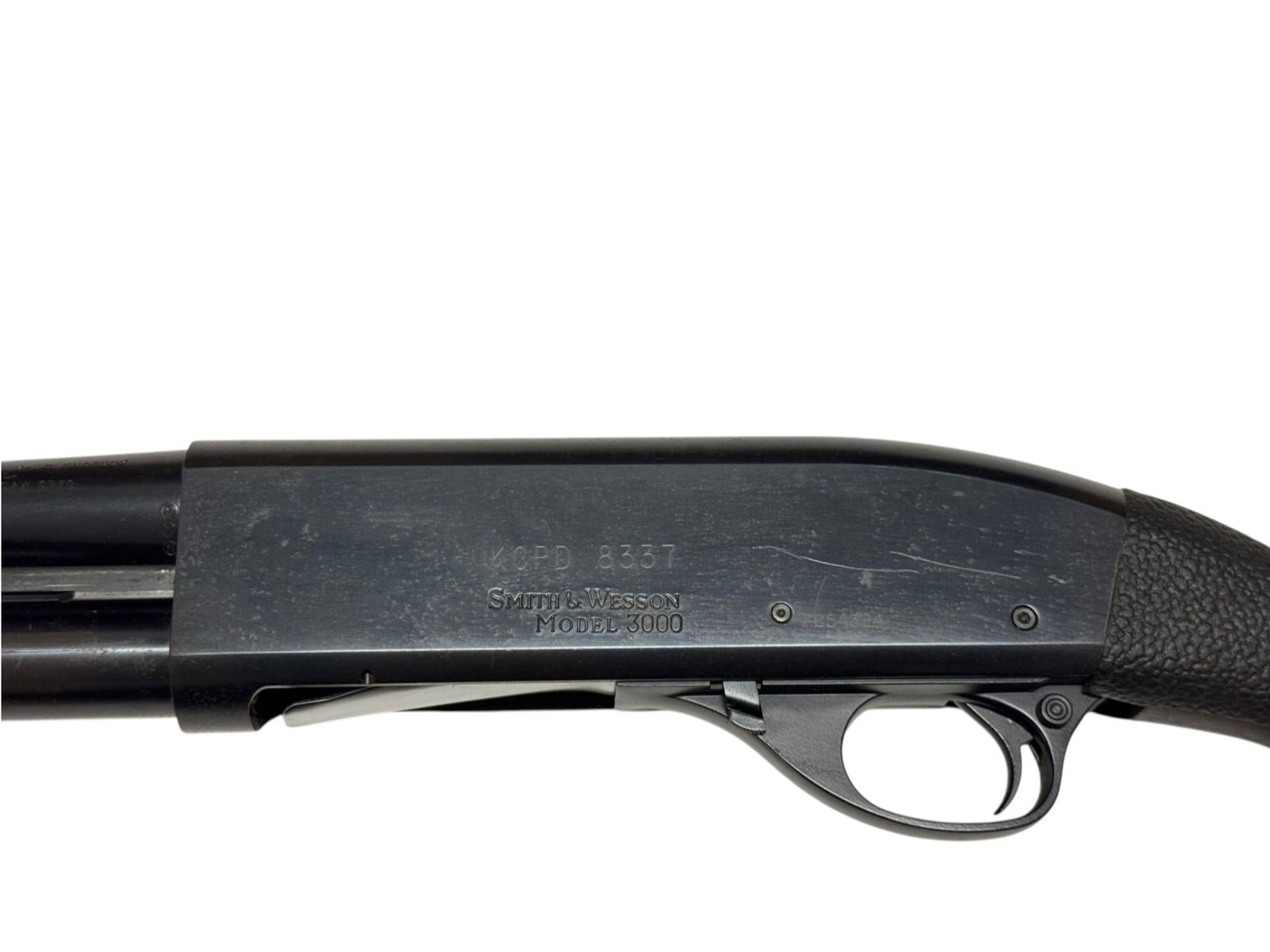 Smith & Wesson Model 3000 "KCPD" Police Marked Riot 12 GA. Pump Action Shotgun - 8