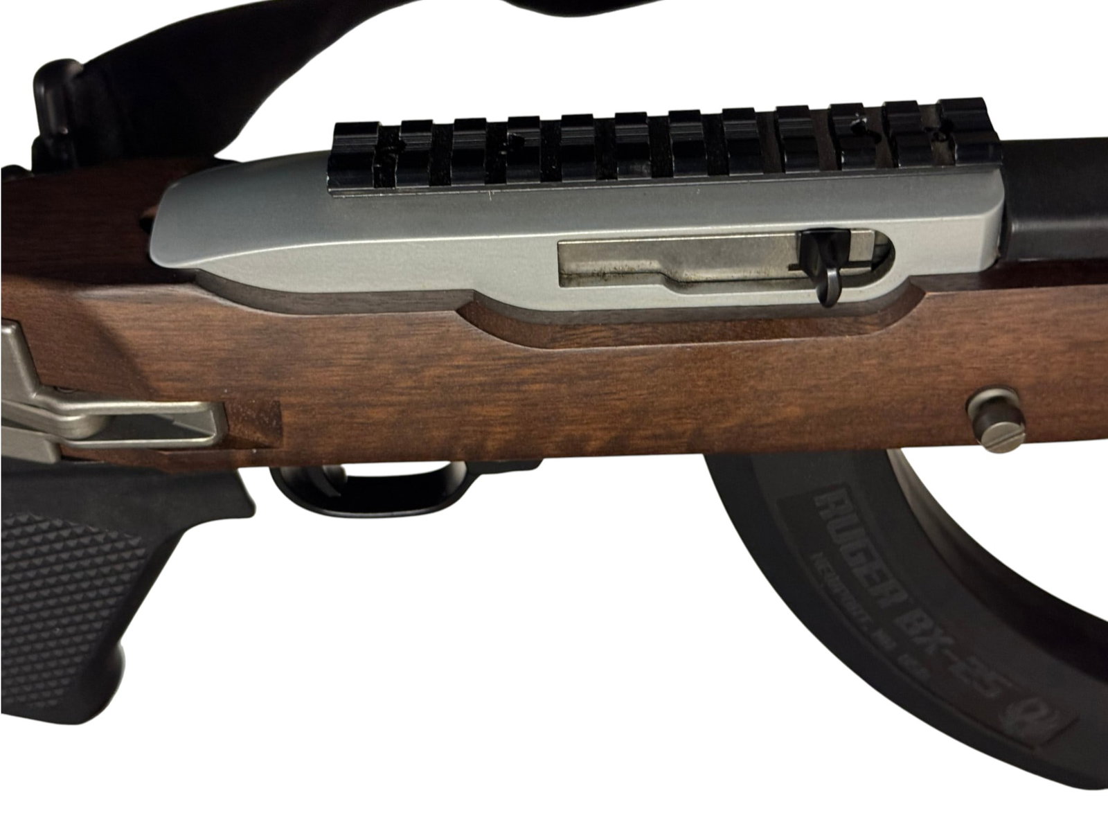 Excellent Ruger Model 10/22 .22 LR Stainless Steel "Mini-14 Folder" Semi-Automatic Rifle - 13