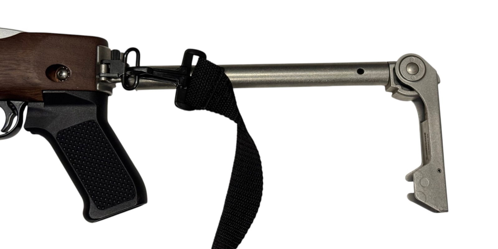 Excellent Ruger Model 10/22 .22 LR Stainless Steel "Mini-14 Folder" Semi-Automatic Rifle - 4