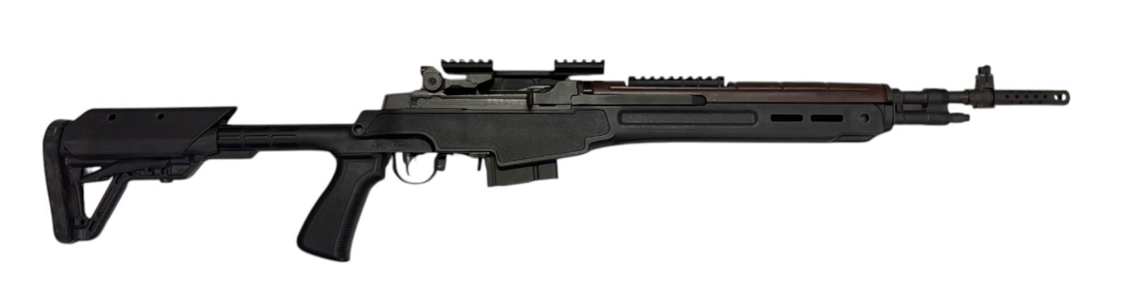 Excellent Springfield Model M1A Scout .308 WIN. Semi-Automatic Battle Rifle - 2