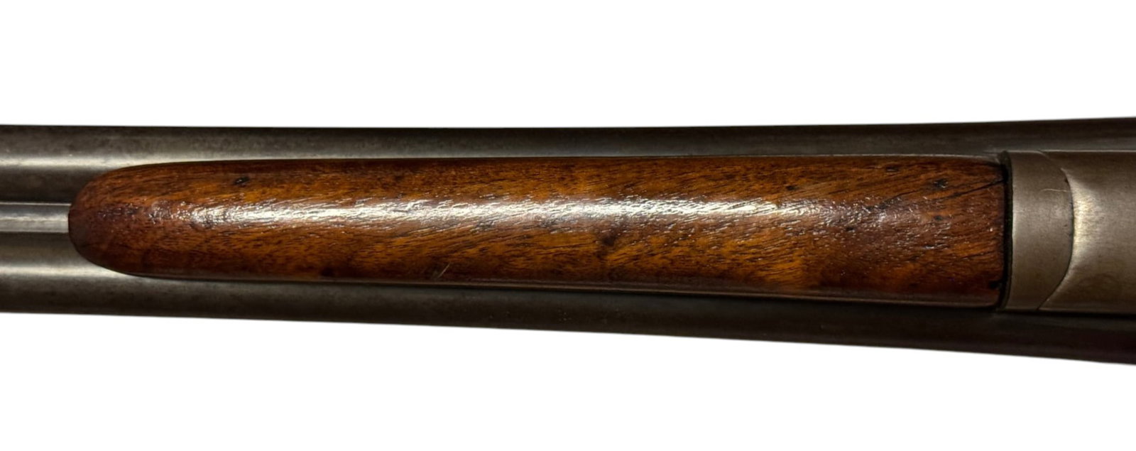 Antique The New England Double Barrel SXS 12 GA. Hammer Shotgun - 15
