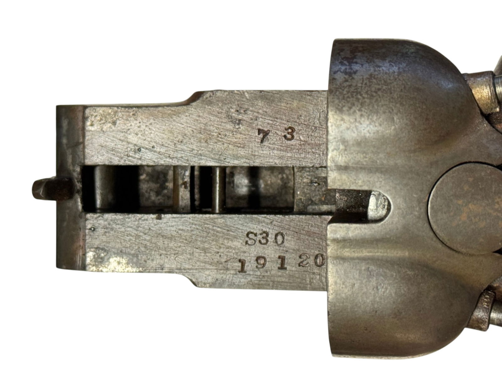 Antique The New England Double Barrel SXS 12 GA. Hammer Shotgun - 2