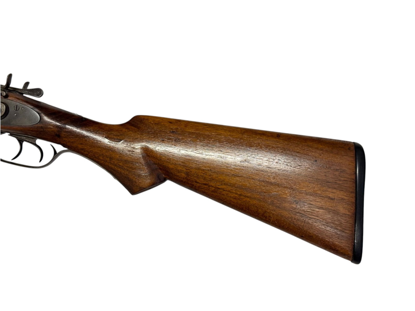 Antique The New England Double Barrel SXS 12 GA. Hammer Shotgun - 7