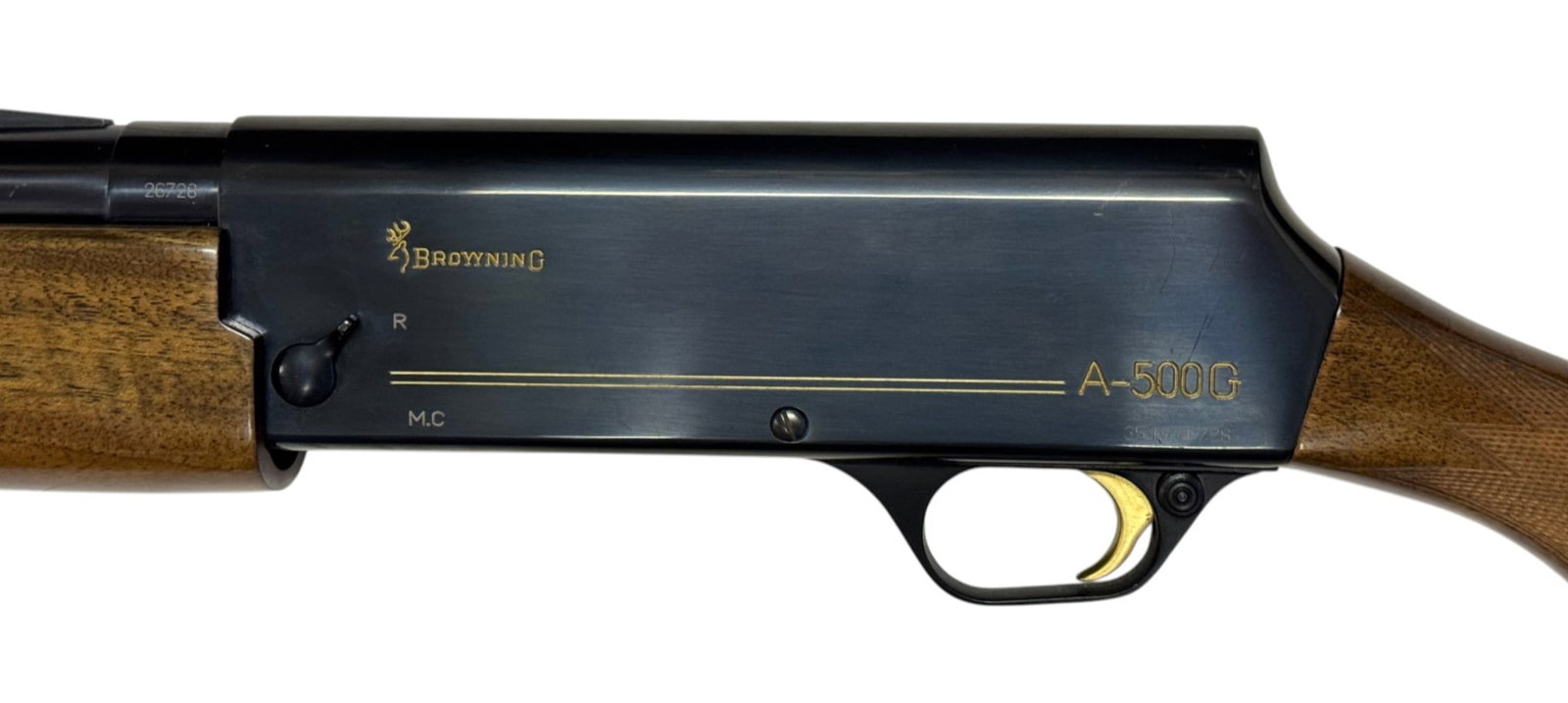 Excellent Cased Belgium Browning A-500G 12 GA. Semi-Automatic Shotgun with Vent-Rib Barrel - 12