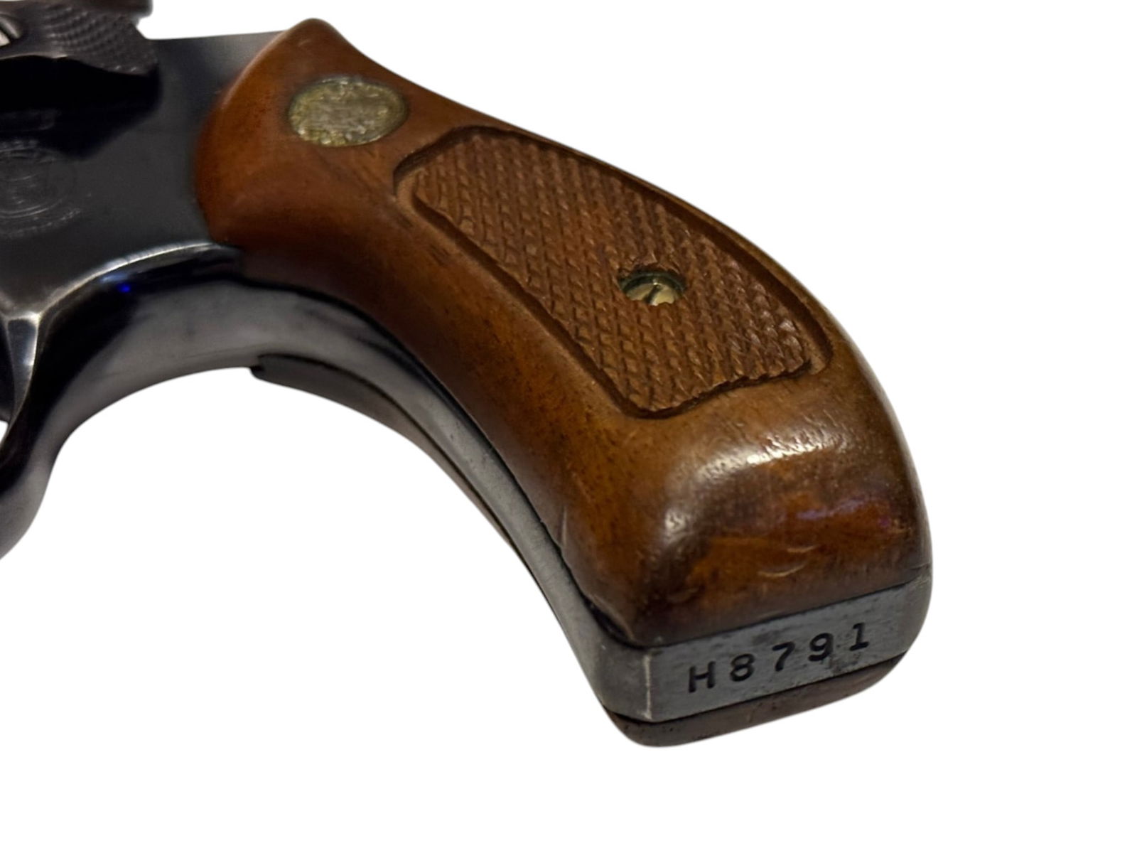 Smith & Wesson Model 30-1 .32 S&W LONG Revolver with Leather Gun Case - 10