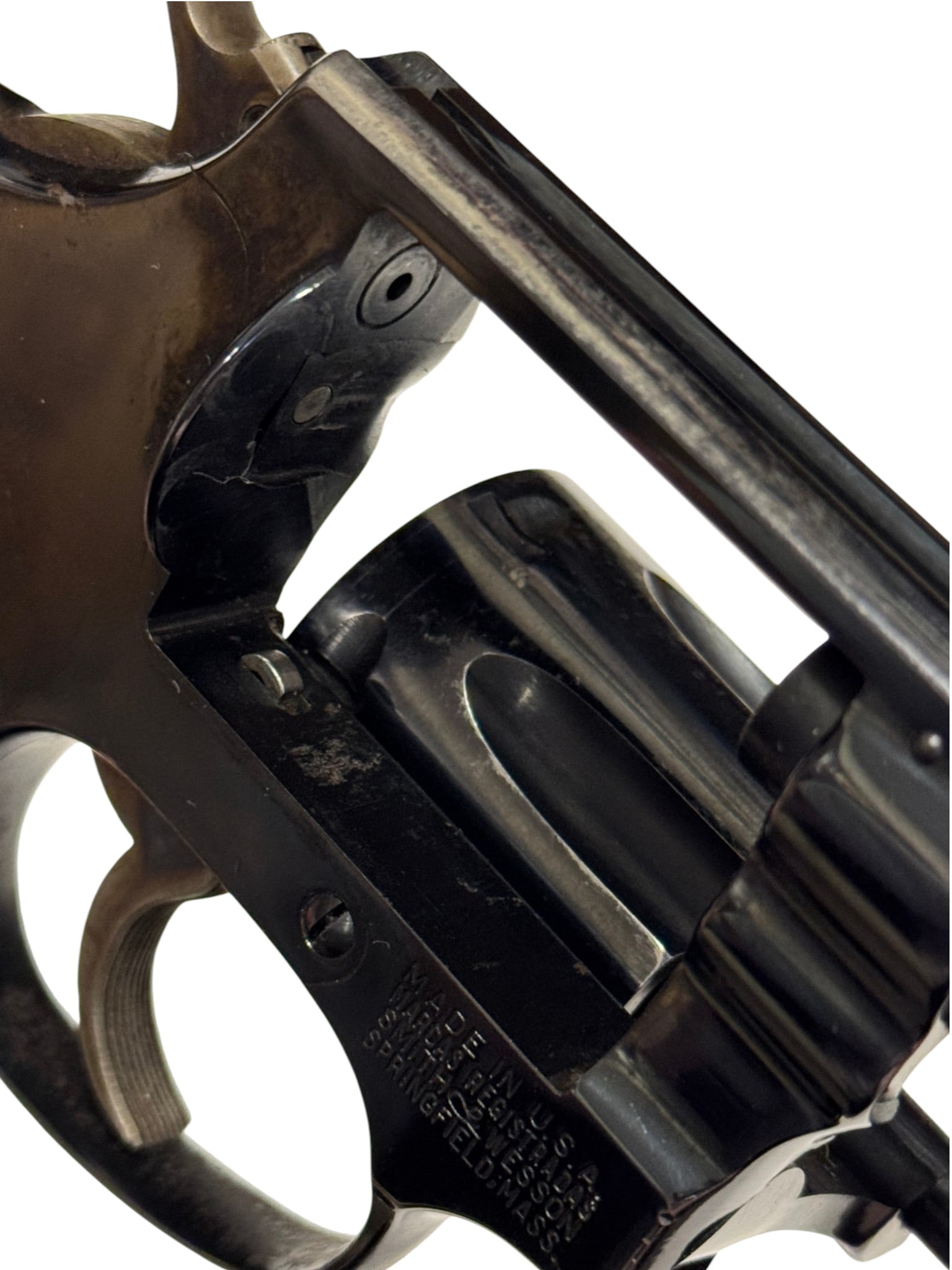 Smith & Wesson Model 30-1 .32 S&W LONG Revolver with Leather Gun Case - 13