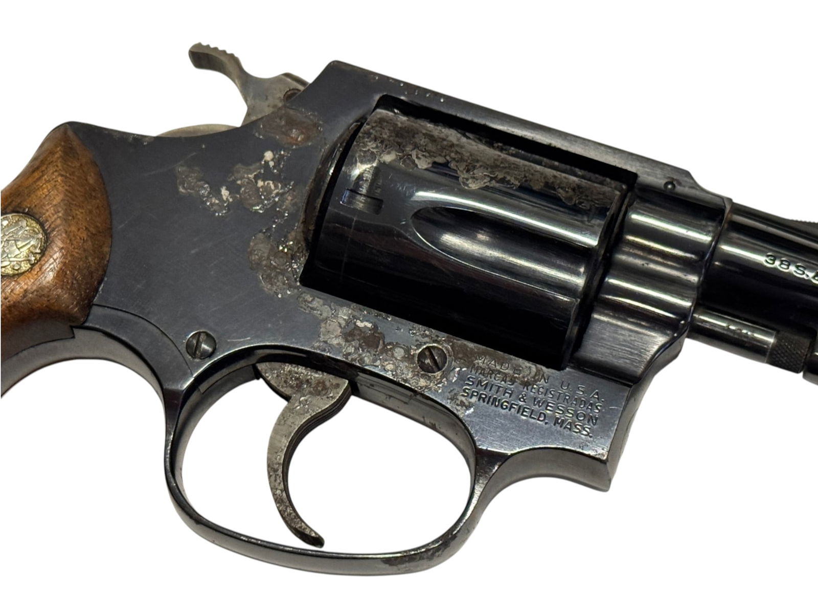 1970s Smith & Wesson Model 36 Chief's Special .38 SPECIAL Revolver In Box - 12