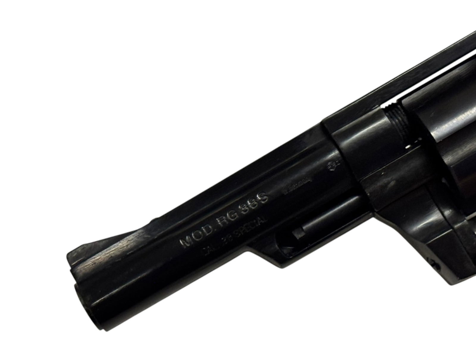 Excellent German RG Industries Mod RG38S .38 SPECIAL Revolver with Leather Gun Case - 12