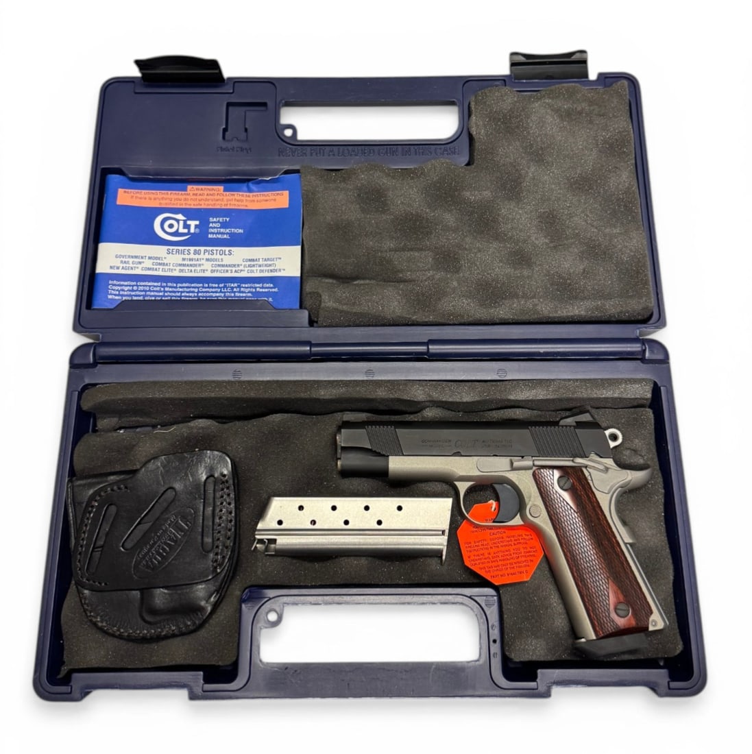 NIB Colt Lightweight Commander Model .38 SUPER Semi-Automatic Pistol w/ 2 Mags & Holster - 2