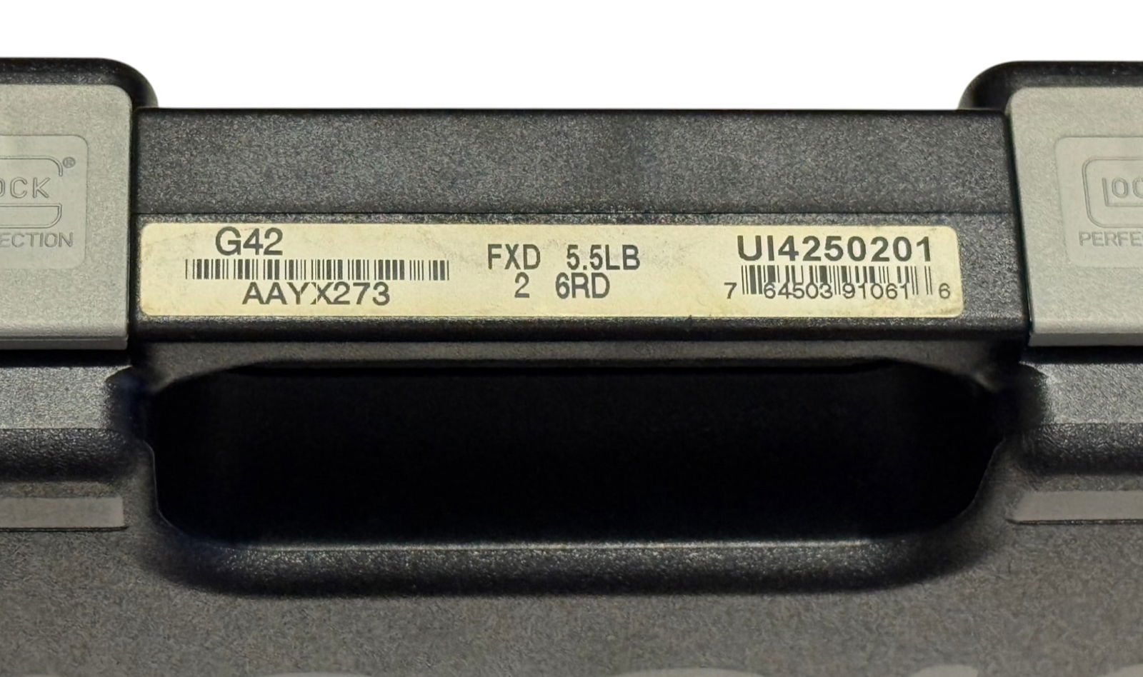 LNIB Glock 42 Gen 4 Semi-Automatic .380 ACP Compact Pistol with LaserLyte Red-Dot Laser in Case - 3