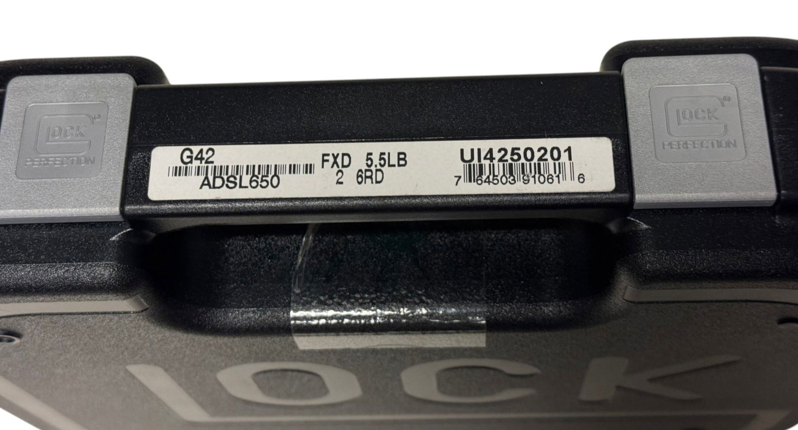 LNIB Glock 42 Gen 4 Semi-Automatic .380 ACP Pistol with Hogue Grip - 3