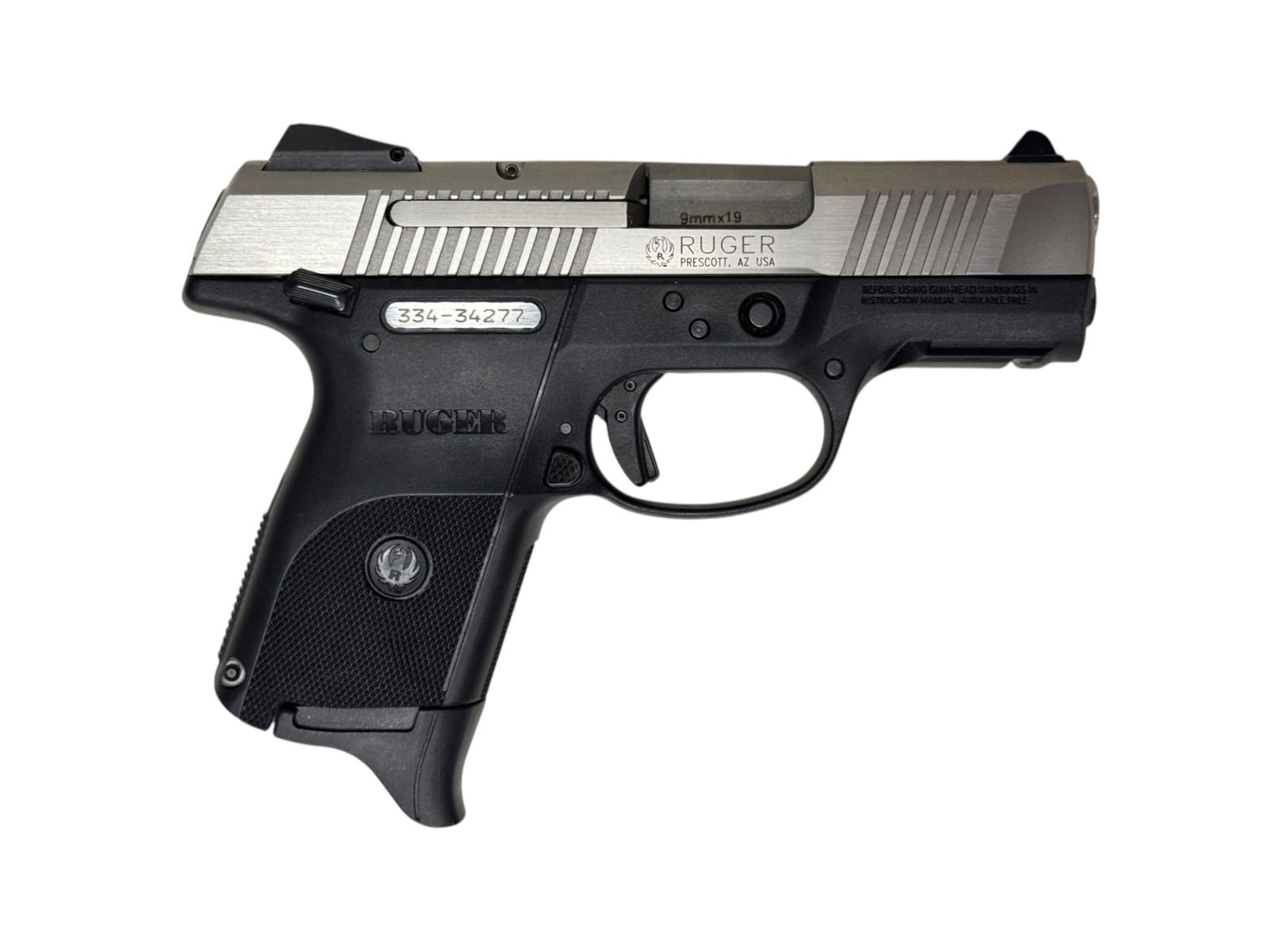 NIB Ruger SR9C 9mm Semi-Automatic Pistol with Stainless Slide and Barrel - 4