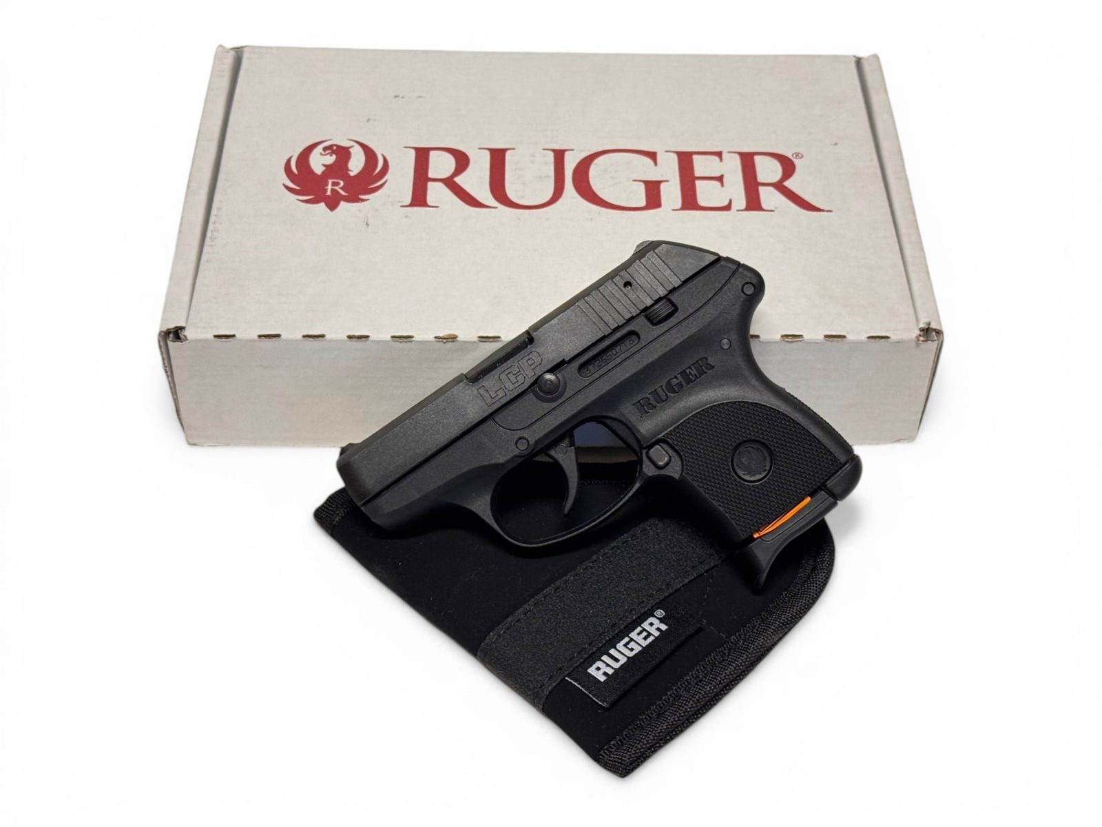 NIB Ruger LCP .380 ACP Semi-Automatic Pistol: S#: 372650713 | Comes with Factory box with matching label, (1) 6rd. Magazine, pocket holster, lock and manual |||| CONDITION: New in box 