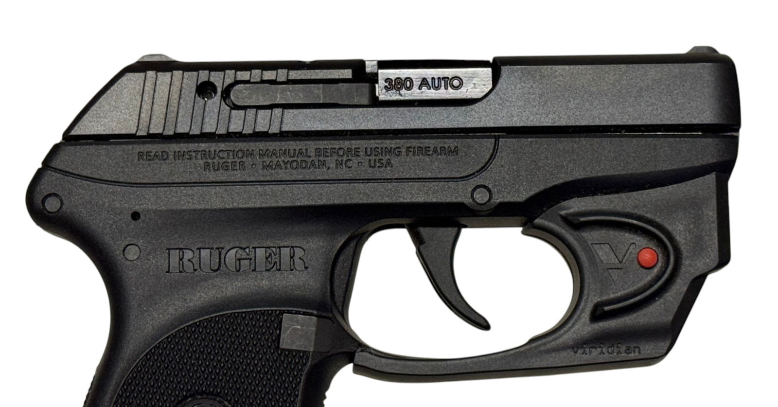 NIB Ruger LCP .380 ACP Semi-Automatic Pistol with Viridian Red Laser - 7