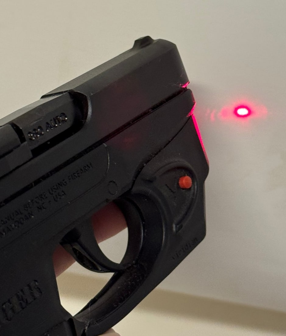 NIB Ruger LCP .380 ACP Semi-Automatic Pistol with Viridian Red Laser - 8