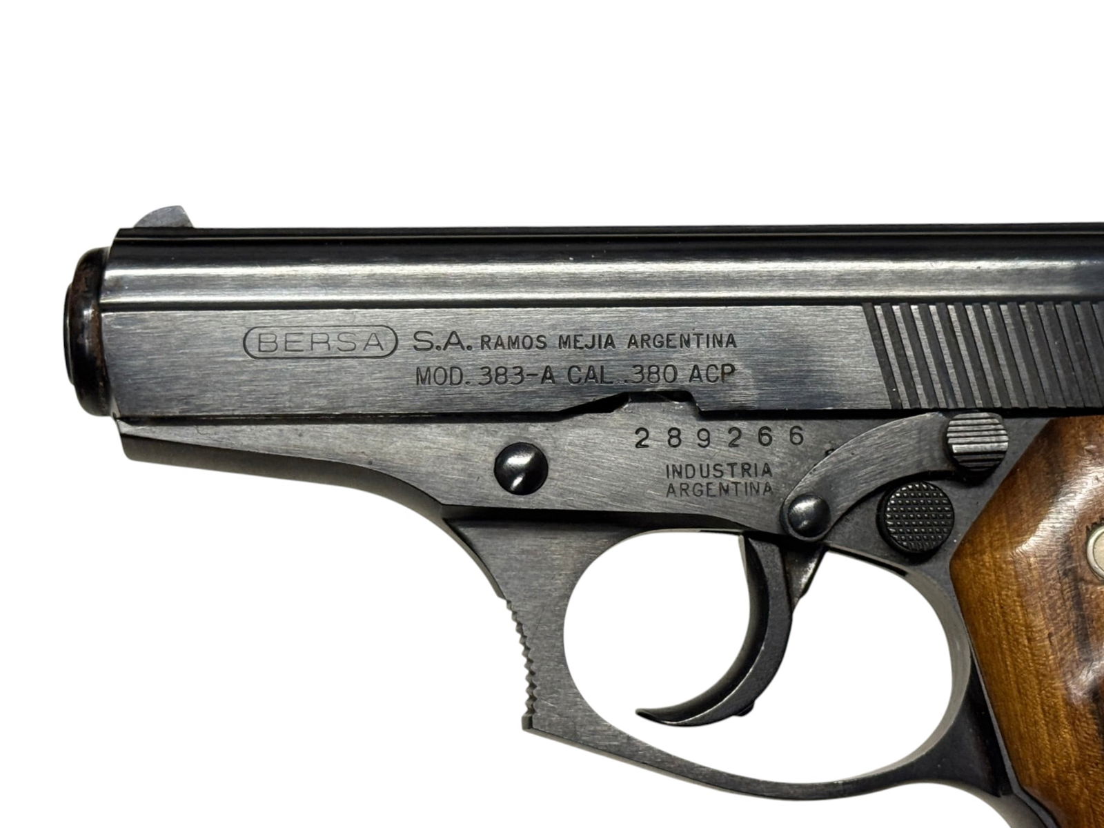 Excellent Argentina Bersa Model 383-A Semi-Automatic .380 ACP Pistol - 4