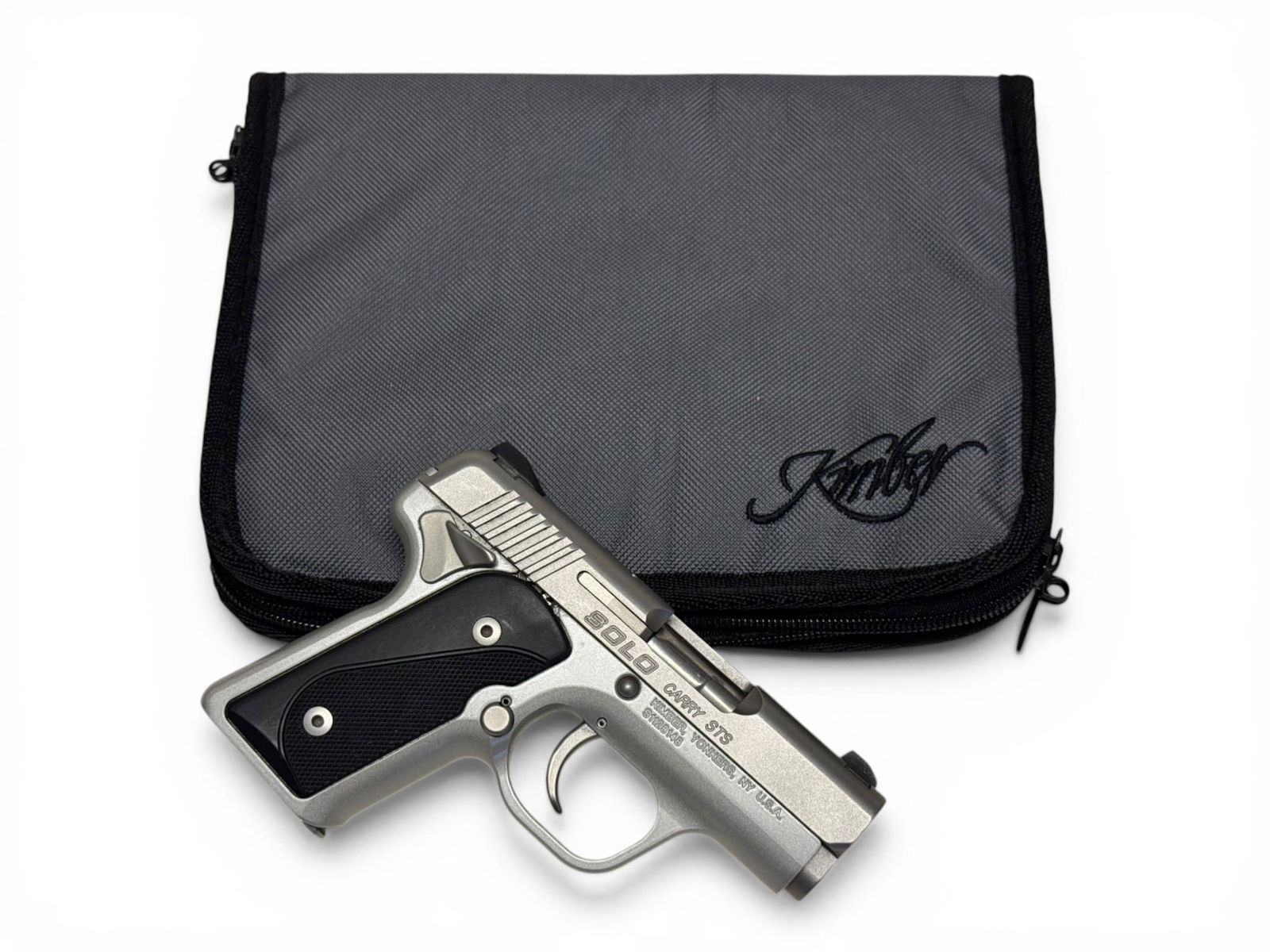 Excellent Kimber SOLO Carry STS 9mm Semi-Automatic Pistol in Soft Pouch - 2