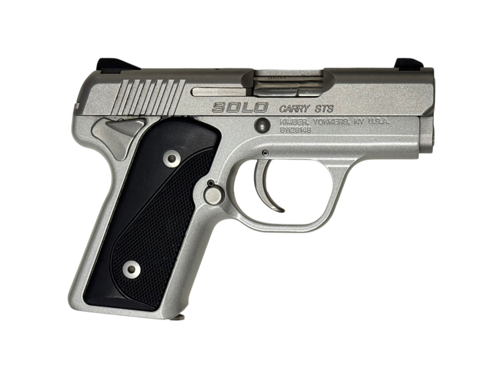 Excellent Kimber SOLO Carry STS 9mm Semi-Automatic Pistol in Soft Pouch - 4