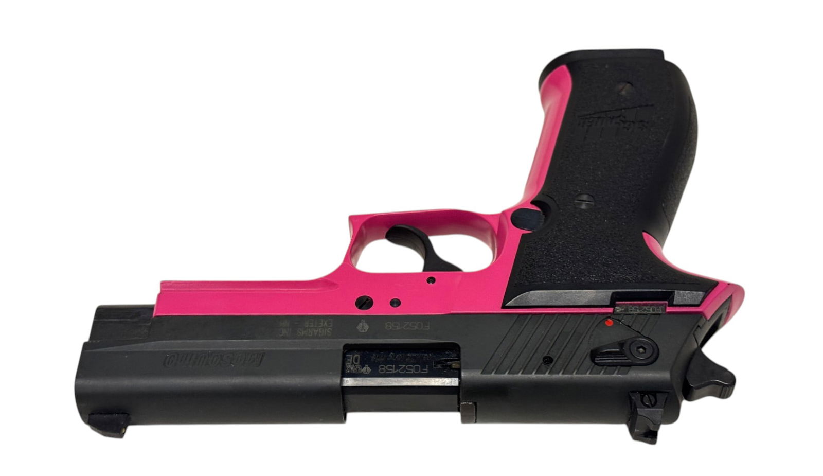 Excellent German Sig Sauer Mosquito Two-Tone Pink .22 LR Semi-Automatic Pistol - 11