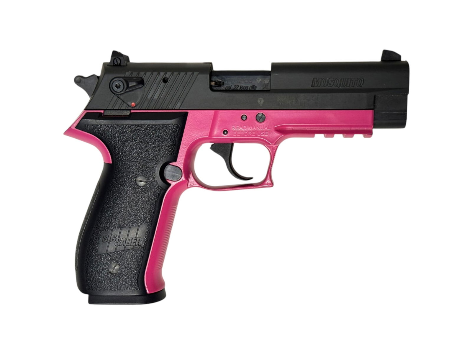 Excellent German Sig Sauer Mosquito Two-Tone Pink .22 LR Semi-Automatic Pistol - 2