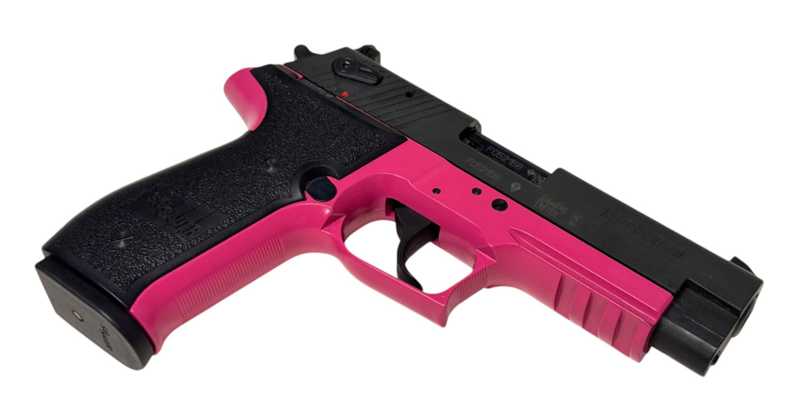 Excellent German Sig Sauer Mosquito Two-Tone Pink .22 LR Semi-Automatic Pistol - 9