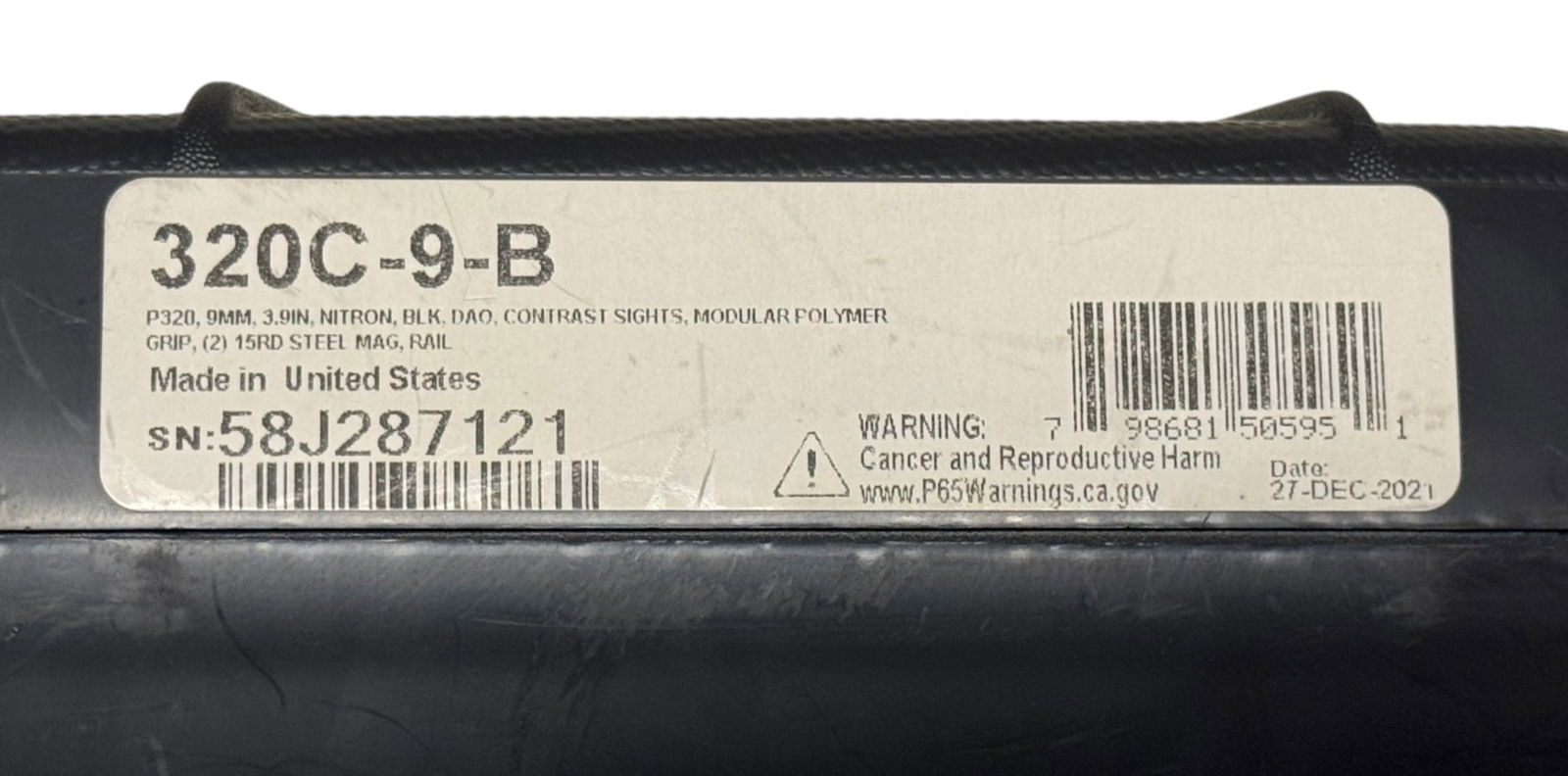 Sig Sauer P320 Semi-Automatic Pistol in Case - 2