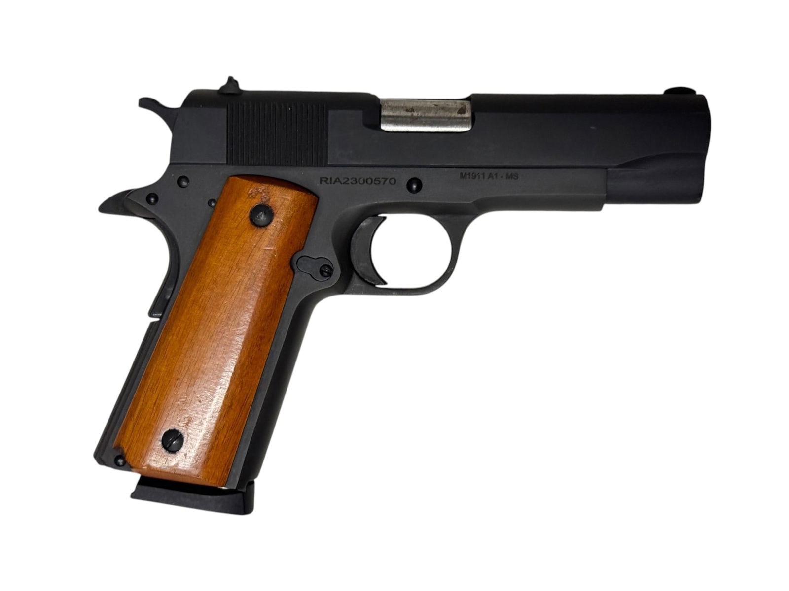 Excellent Rock Island Armory 1911 A1-MS .45 ACP Semi-Automatic Pistol - 2