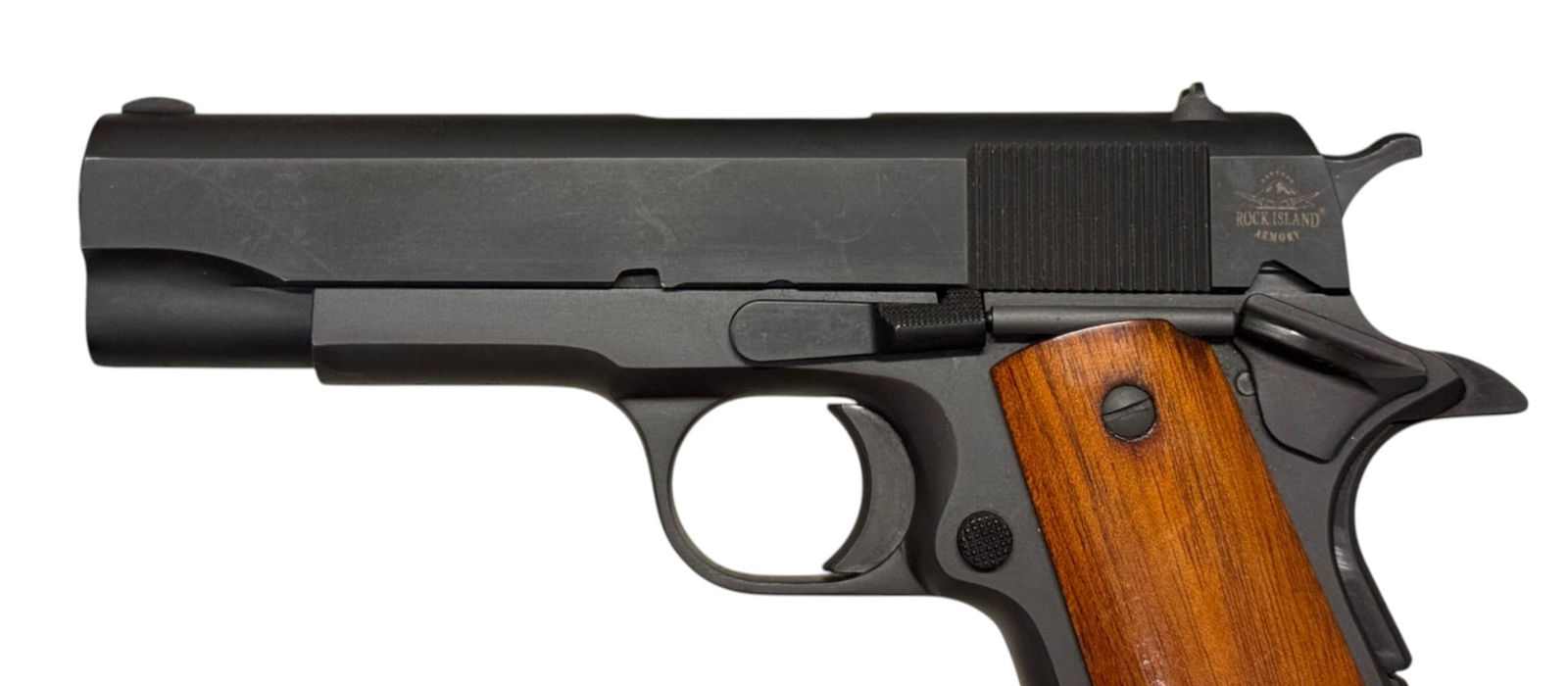 Excellent Rock Island Armory 1911 A1-MS .45 ACP Semi-Automatic Pistol - 3
