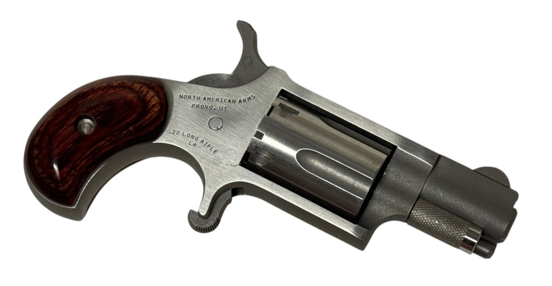 NIB North American Arms Model LR .22 LR Pocket Revolver with Locking Safe - 4