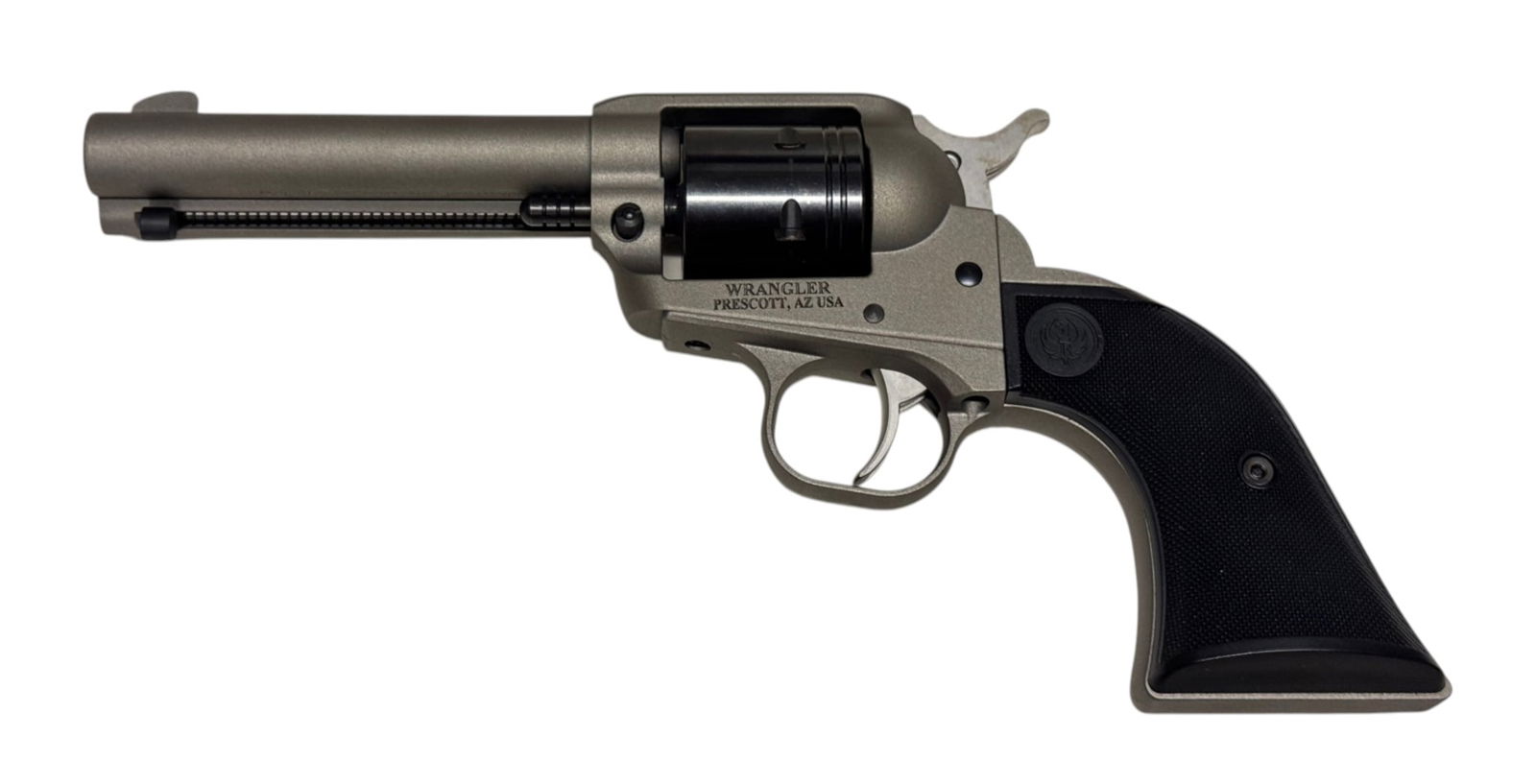 NIB Ruger Wrangler .22 LR Silver Cerakote Revolver - 3