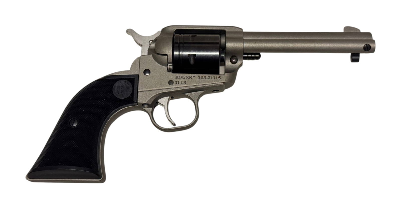 NIB Ruger Wrangler .22 LR Silver Cerakote Revolver - 4