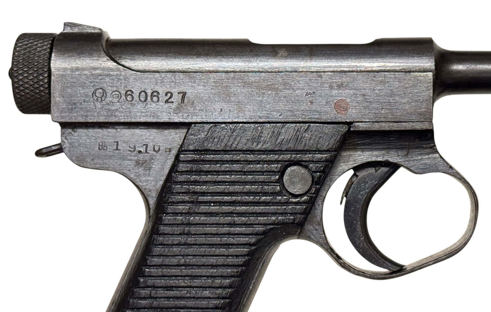 WWII 1944 Japanese Nagoya Nambu Type 14 Series B 8mm Semi-Automatic Pistol w/ Matching Mag - 3