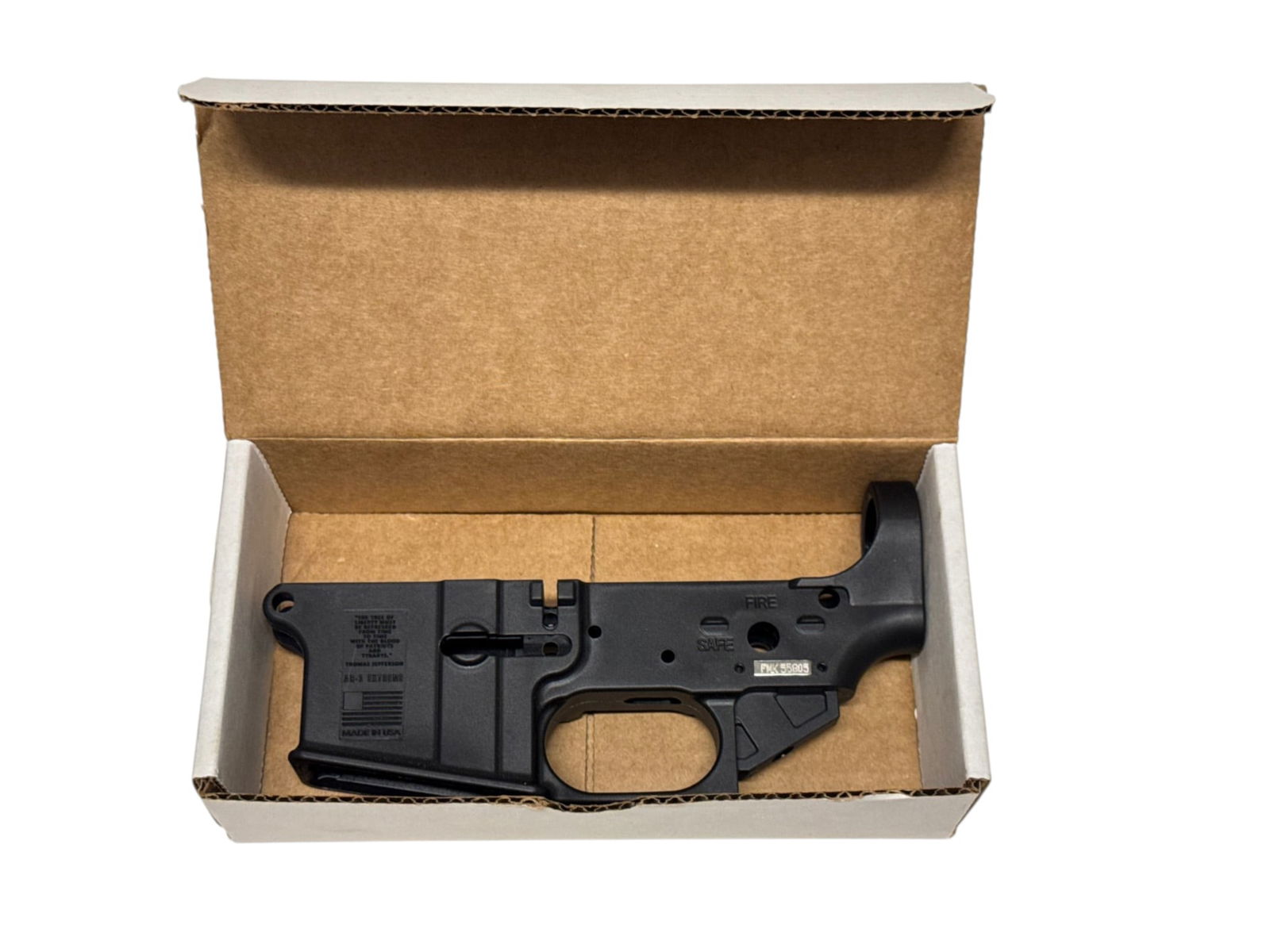 NIB FMK AR-1 Extreme Multi-Caliber Polymer Stripped Lower: S#: FMK55805 (Box serial number does not match) |||| CONDITION: New in box 