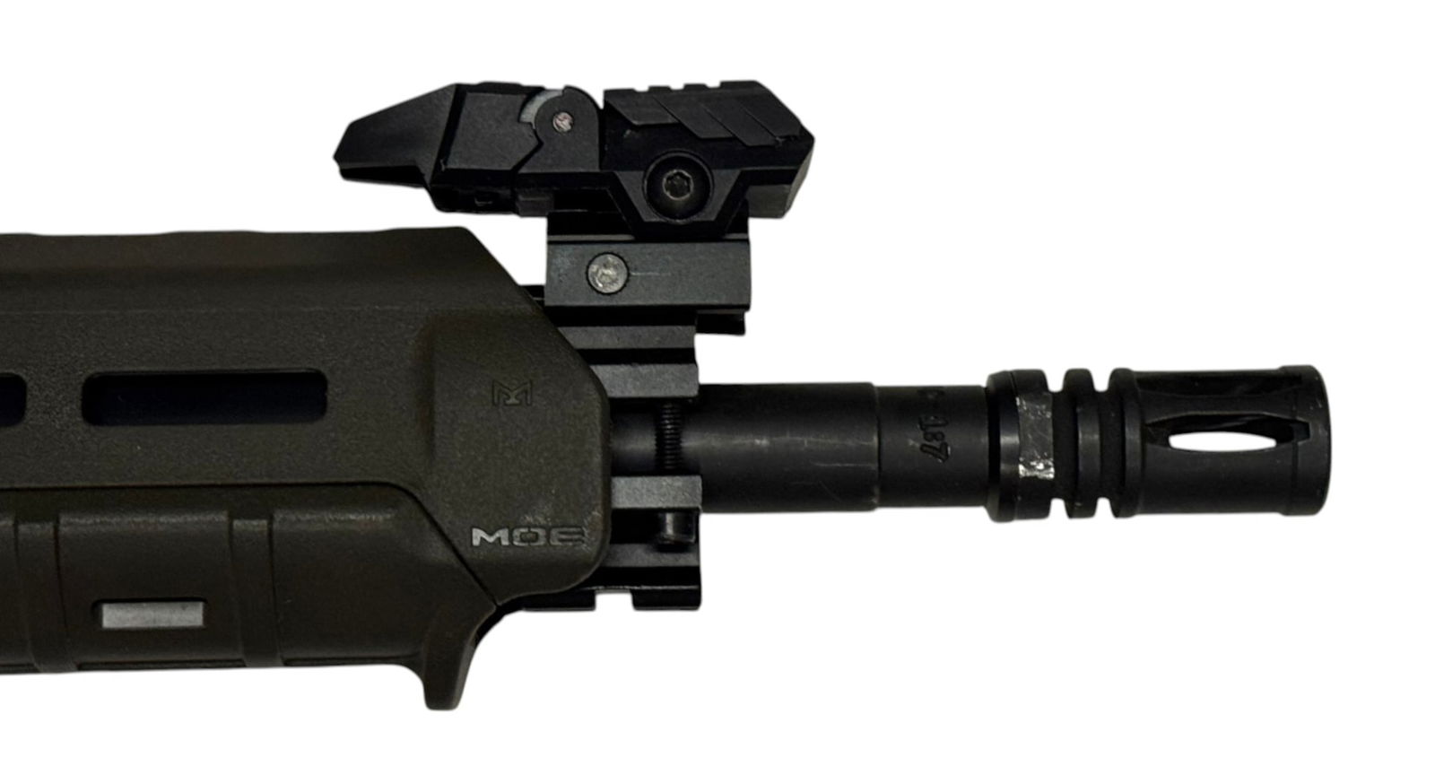 Excellent PSA Property of US Govt. M4 Carbine 5.56mm NATO Semi-Automatic Tan Rifle w/ Optic - 10