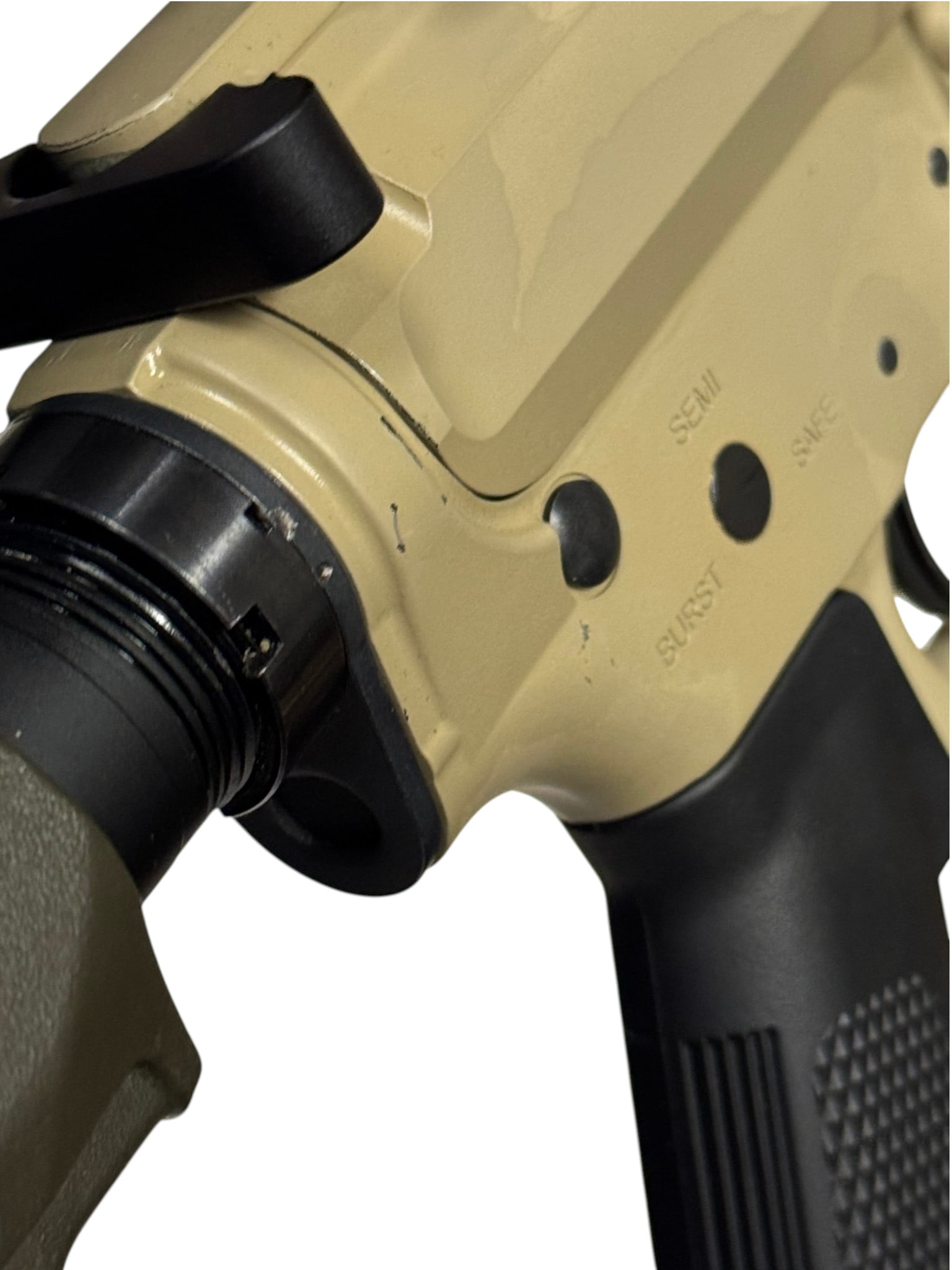 Excellent PSA Property of US Govt. M4 Carbine 5.56mm NATO Semi-Automatic Tan Rifle w/ Optic - 15