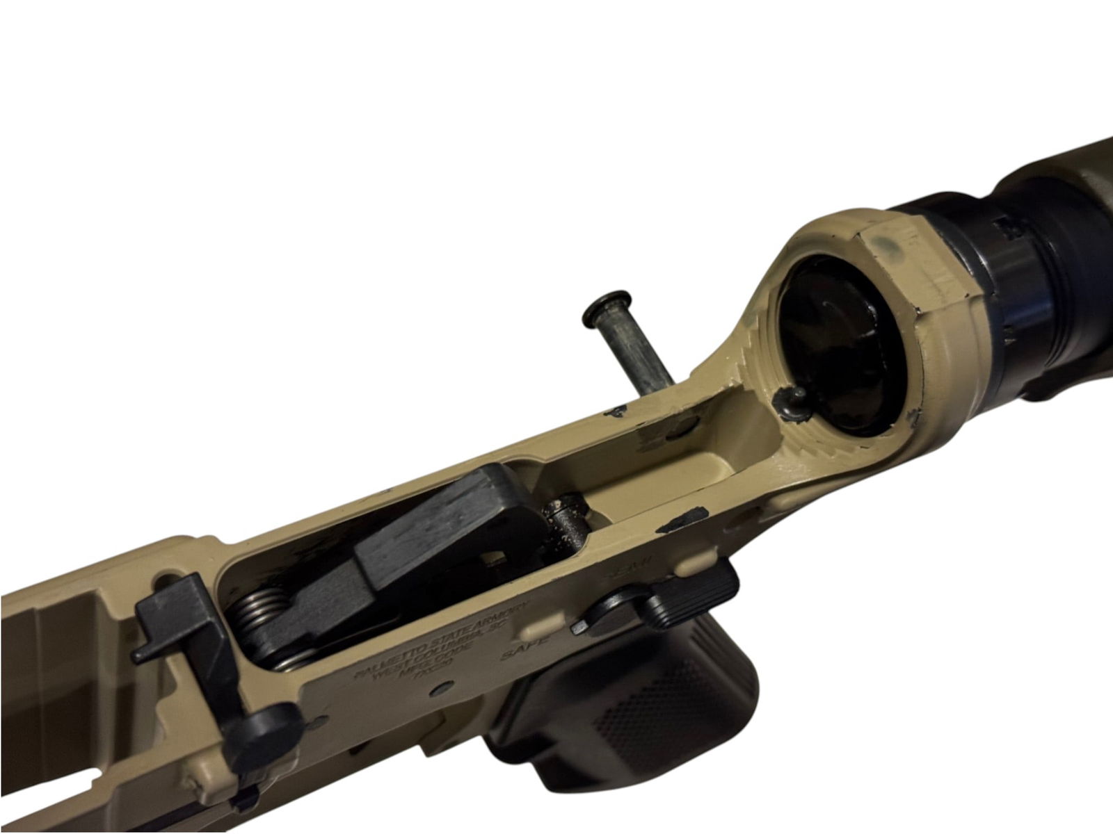 Excellent PSA Property of US Govt. M4 Carbine 5.56mm NATO Semi-Automatic Tan Rifle w/ Optic - 18