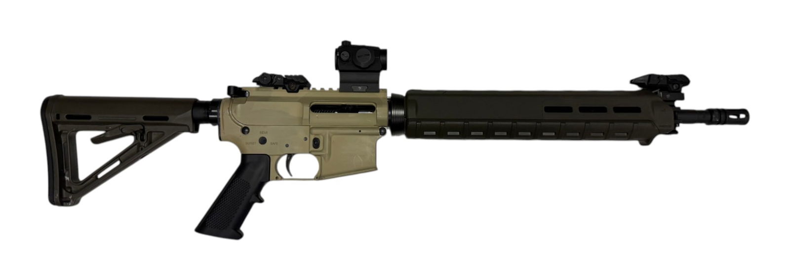 Excellent PSA Property of US Govt. M4 Carbine 5.56mm NATO Semi-Automatic Tan Rifle w/ Optic - 2