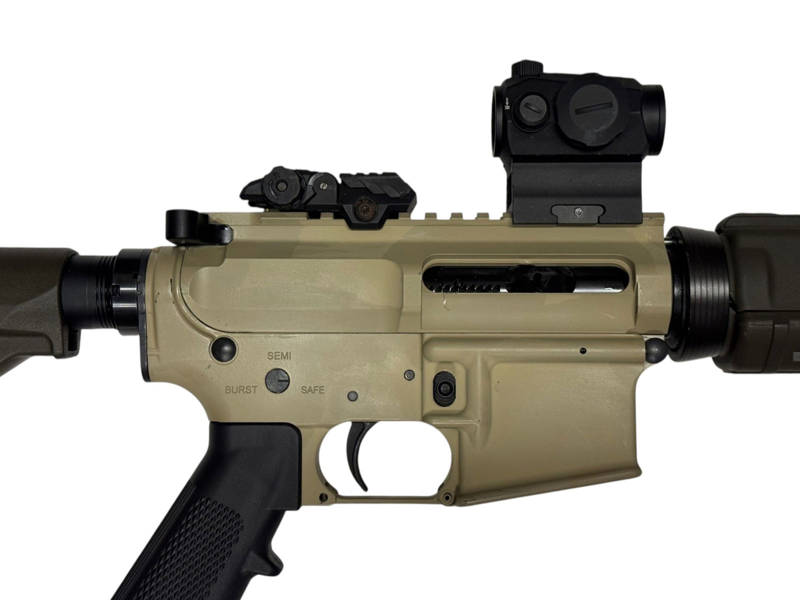 Excellent PSA Property of US Govt. M4 Carbine 5.56mm NATO Semi-Automatic Tan Rifle w/ Optic - 8