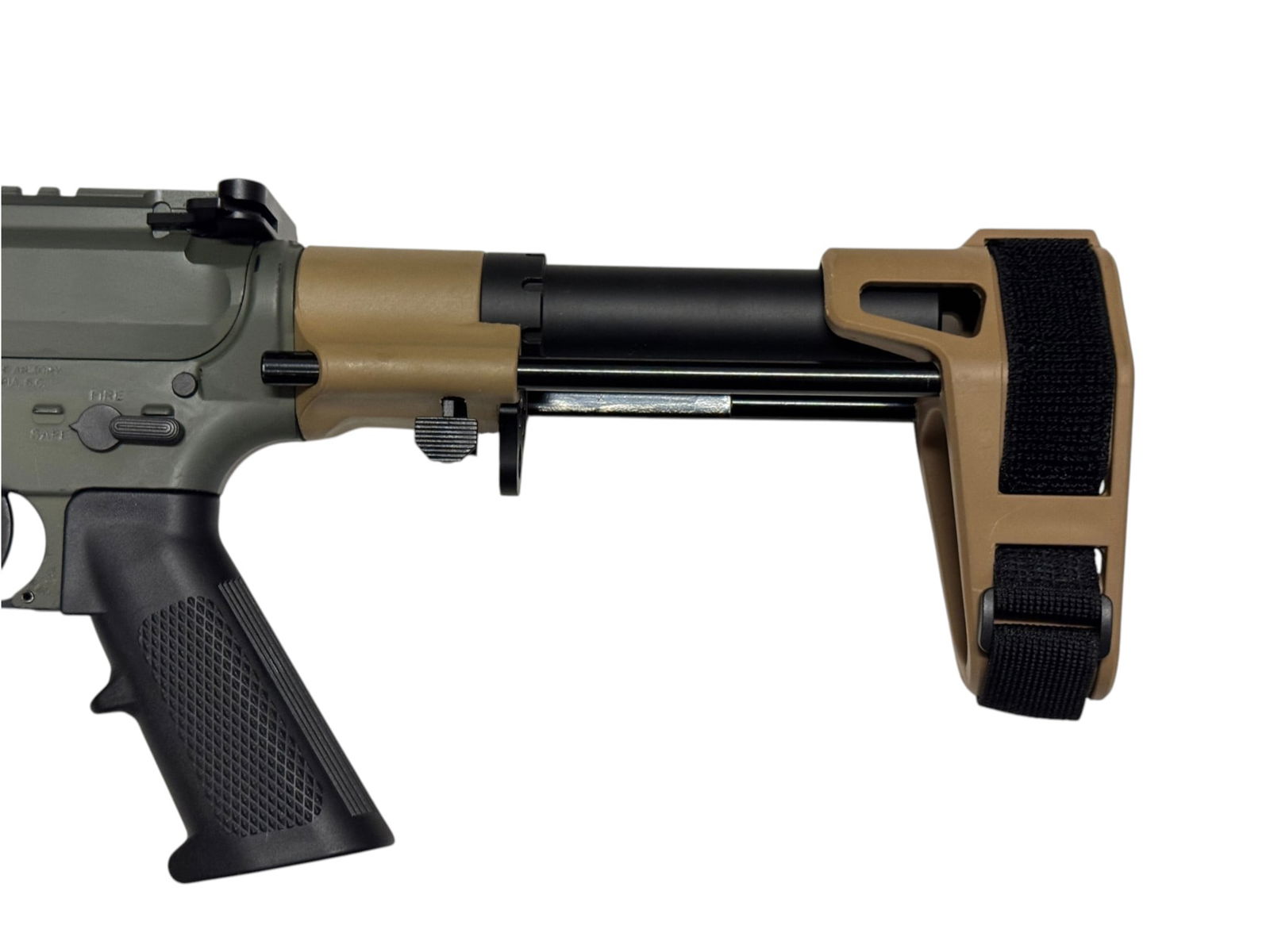 Excellent PSA PA-15 .300 BO Tan/OD Green 11.5” AR Pistol w/ Maxim Defense Brace - 3