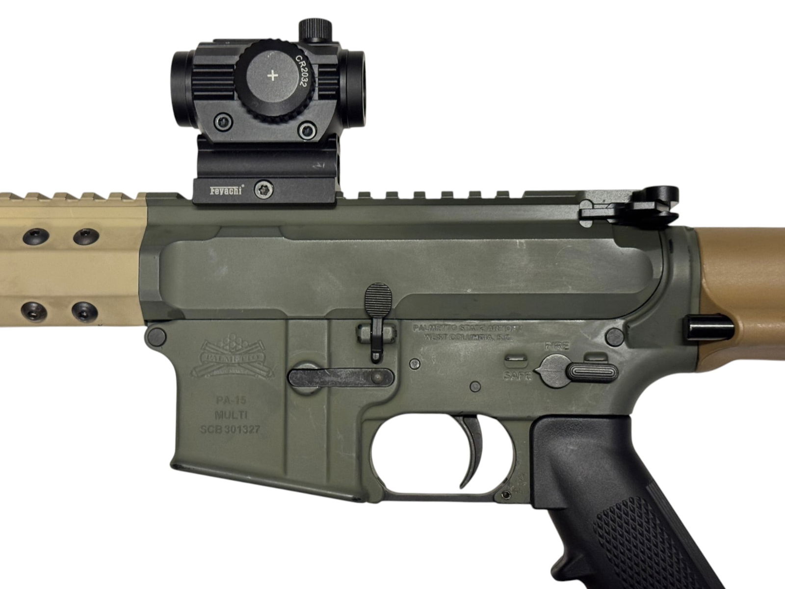 Excellent PSA PA-15 .300 BO Tan/OD Green 11.5” AR Pistol w/ Maxim Defense Brace - 4