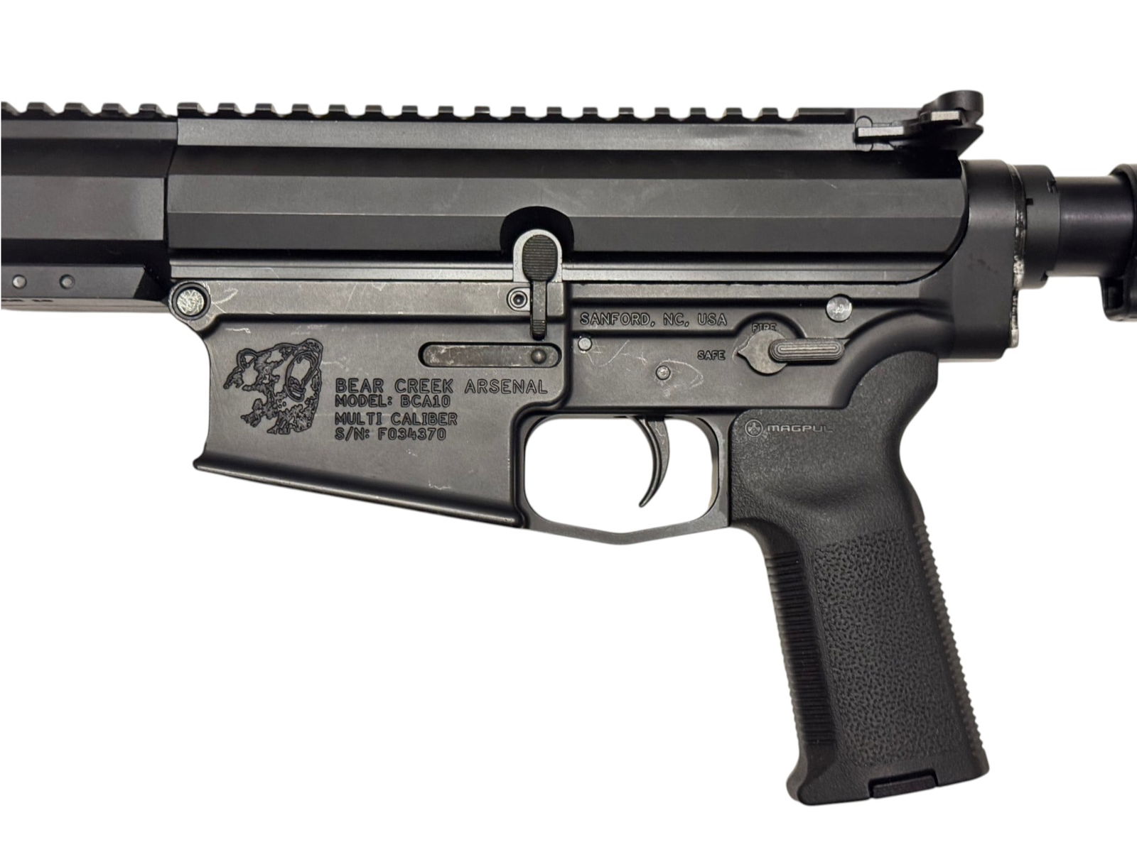 Excellent Bear Creek Arsenal BCA10 6.5 CREEDMOOR Semi-Automatic AR-10 Rifle w/ Bipod - 5