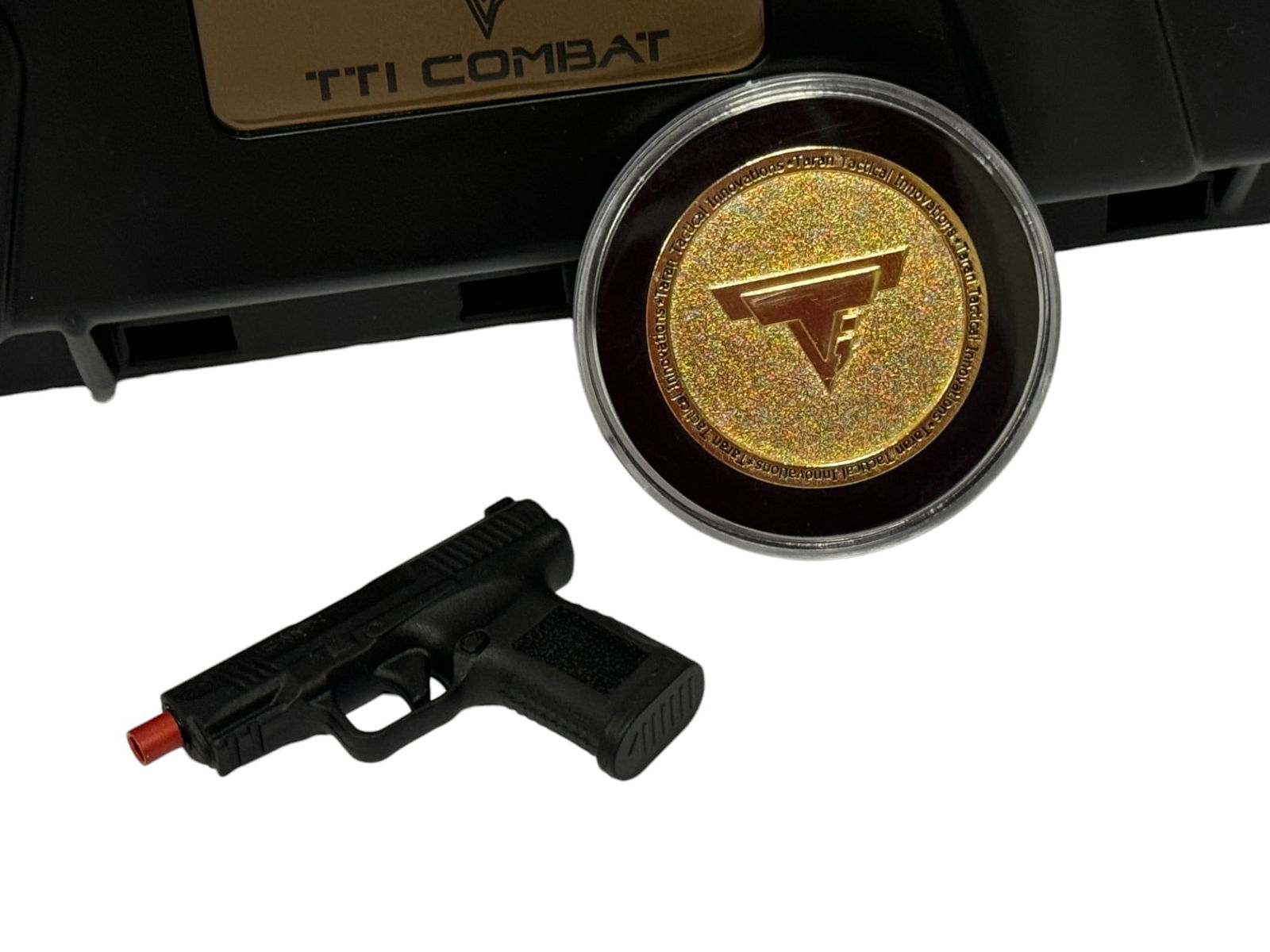 NIB Desirable CANIK TTI Combat Bronze 9MM Semi-Automatic Tactical Pistol Kit - 14