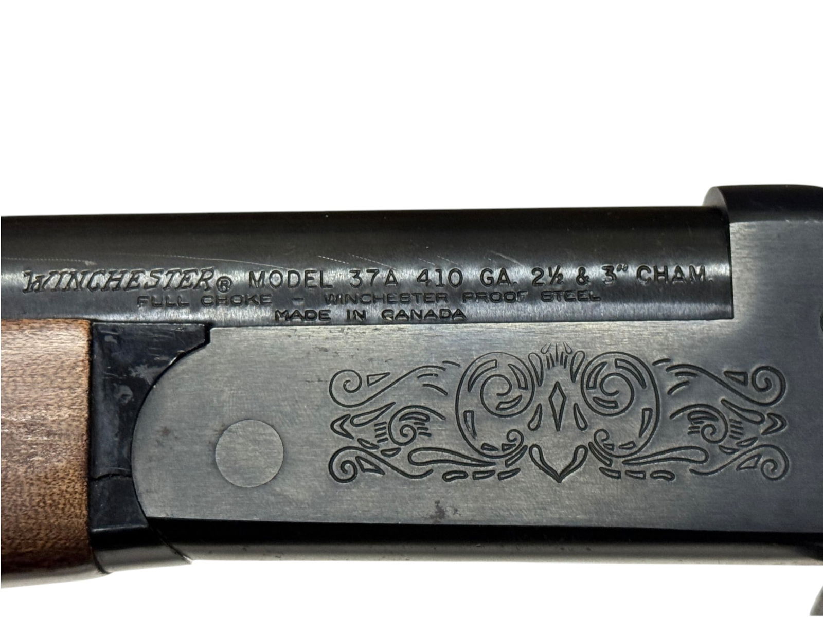 Excellent Canadian Winchester 37A .410 GA. Single Shotgun - 4