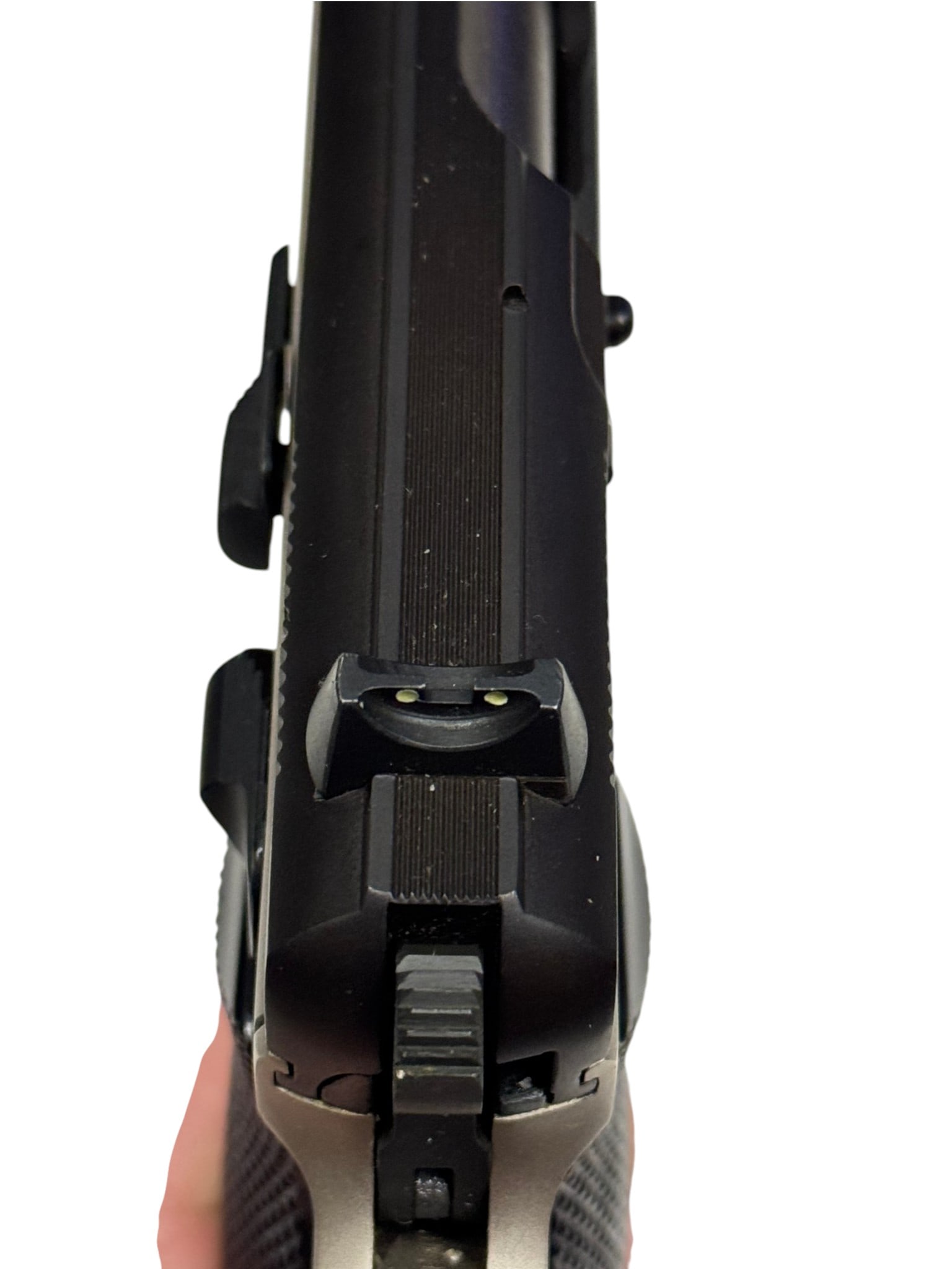 Excellent 2011 CZ 75 Compact Dual Tone 9mm Semi-Automatic Pistol - 12