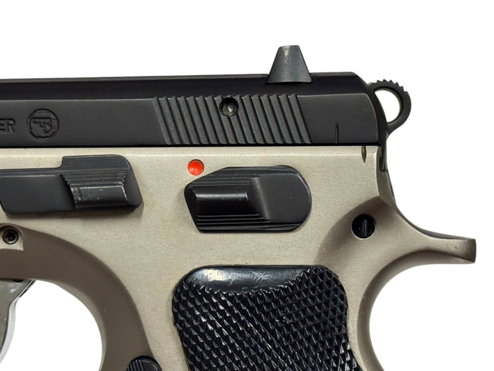 Excellent 2011 CZ 75 Compact Dual Tone 9mm Semi-Automatic Pistol - 3