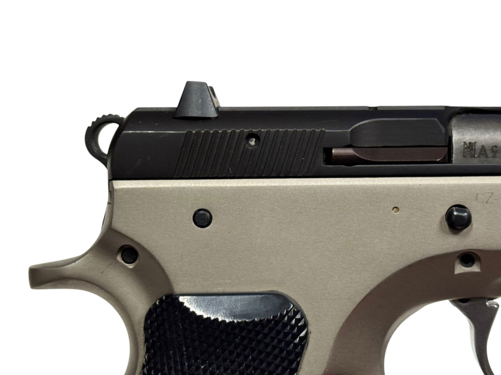 Excellent 2011 CZ 75 Compact Dual Tone 9mm Semi-Automatic Pistol - 5