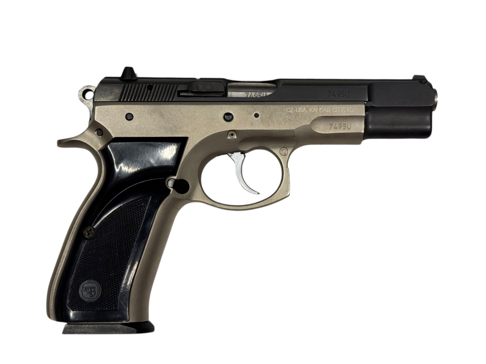Excellent CZ 75B Dual Tone 9mm Semi-Automatic Pistol - 2