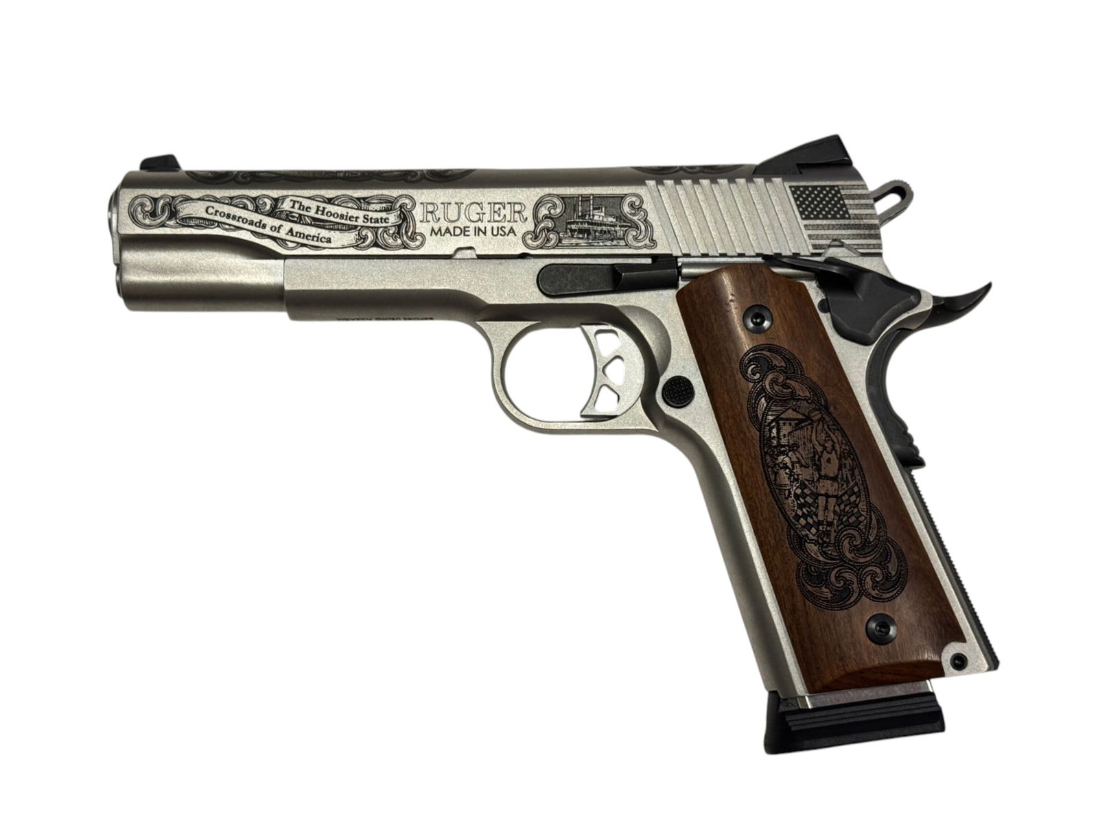 NIB Ruger SR1911 .45 AUTO Limited Edition Engraved “Indian State Pride” 24 of 100 Pistol - 7