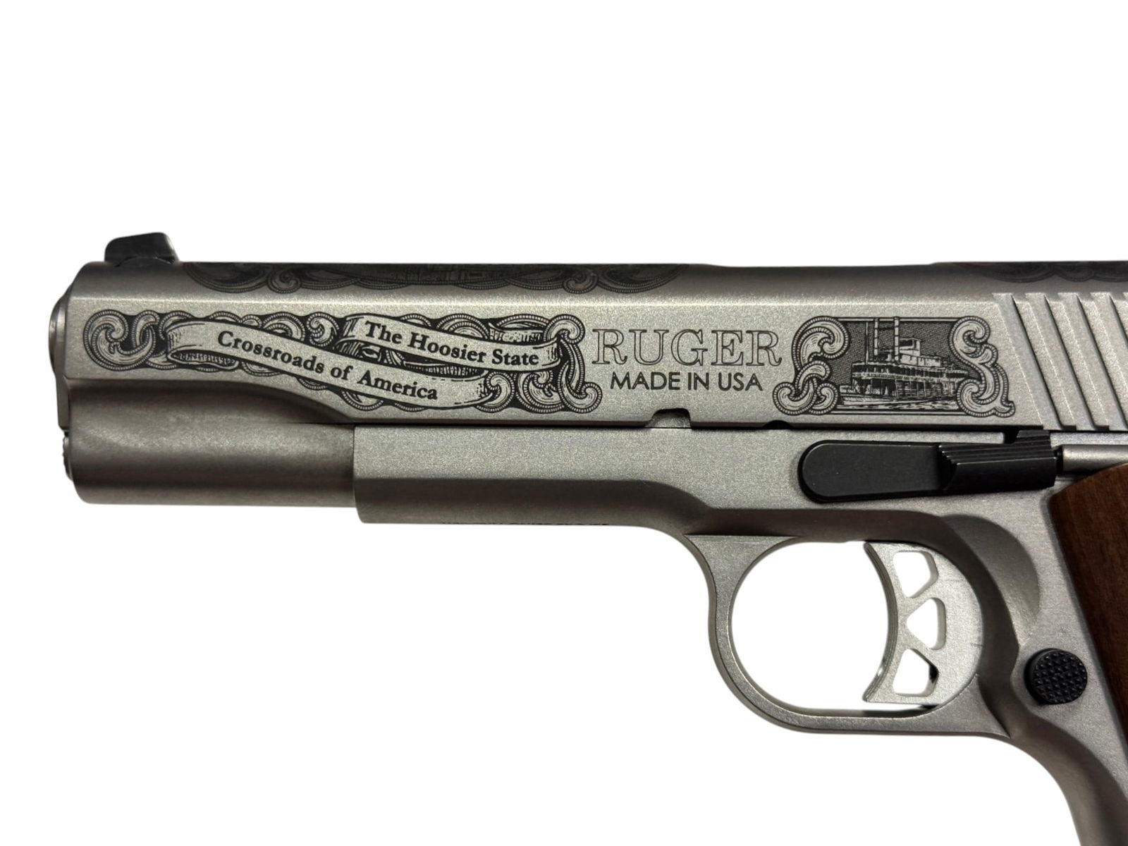 NIB Ruger SR1911 .45 AUTO Limited Edition Engraved “Indian State Pride” 24 of 100 Pistol - 9